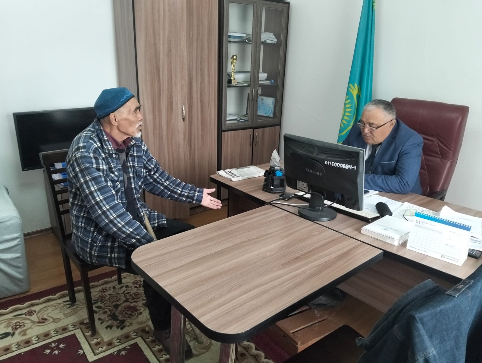 Ынталы ауылдық округі әкімінің тұрғындармен жеке қабылдауы