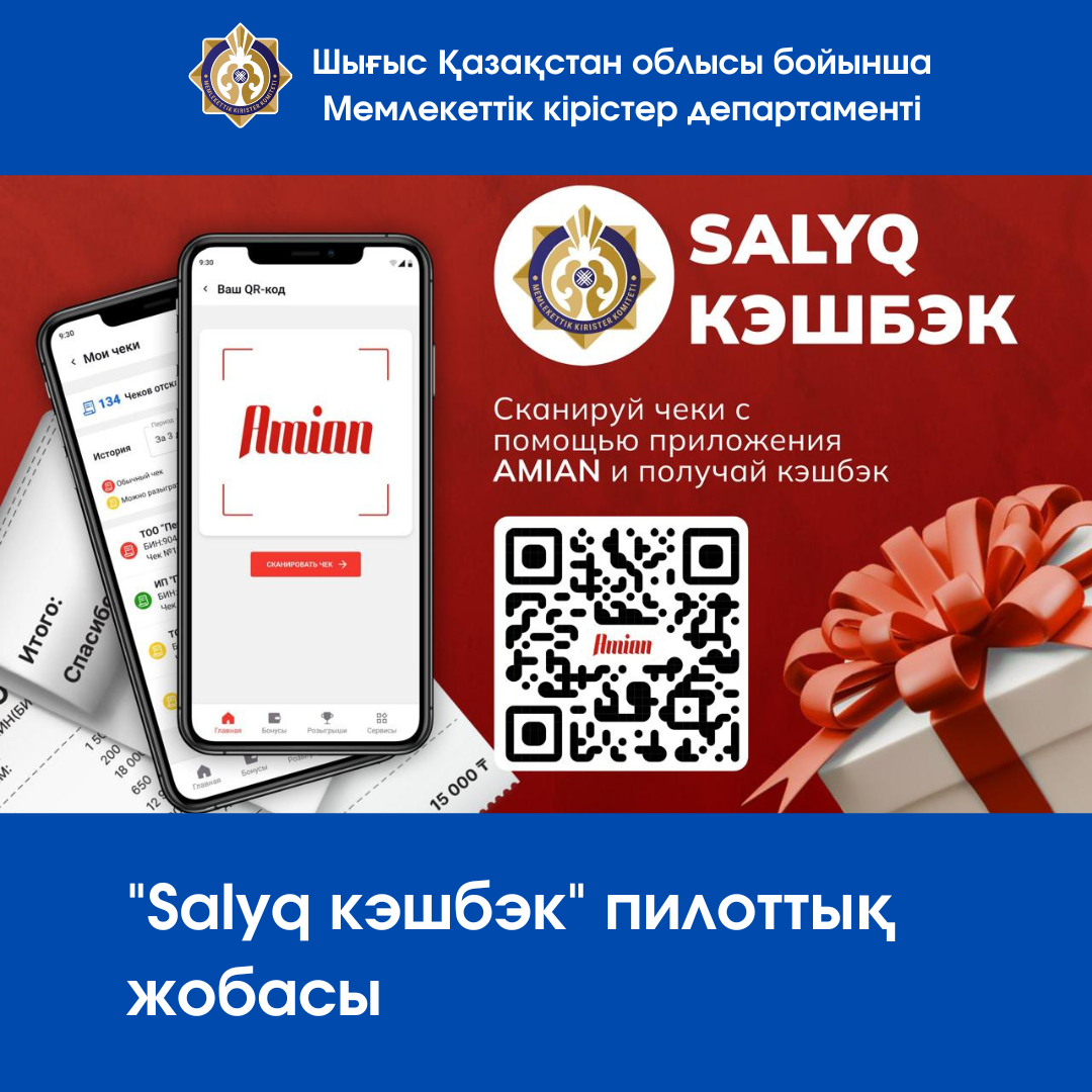 “Salyq кэшбэк” пилоттық жобасы