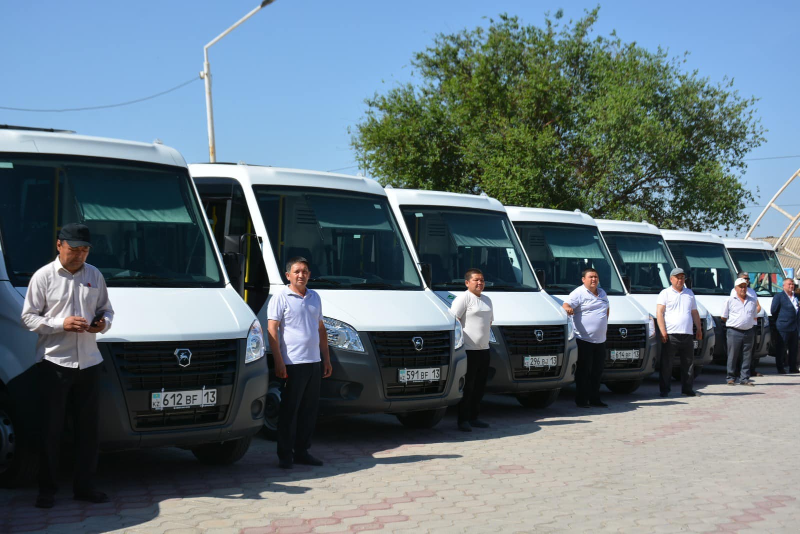 ШАРДАРА АУДАНЫНДА ЖАҢА АВТОБУС КӨЛІКТЕРІ ПАЙДАЛАНУҒА БЕРІЛДІ