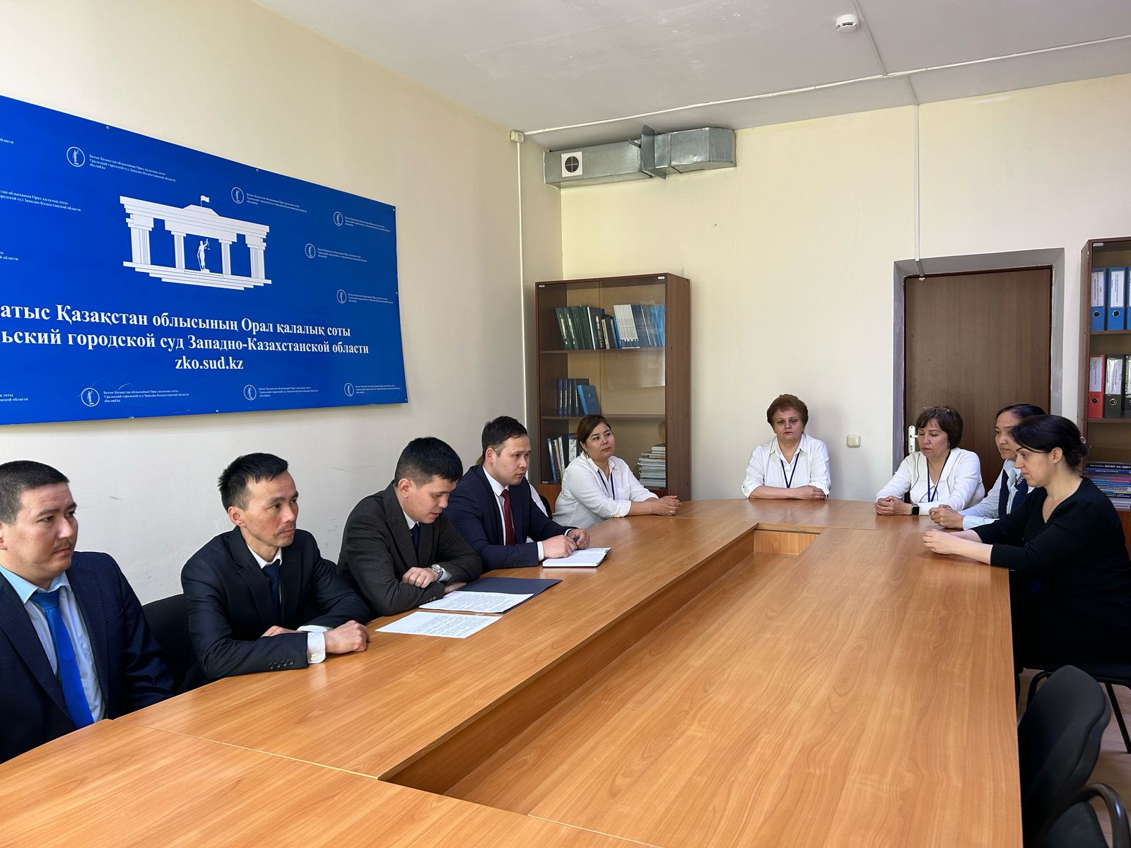 БҚО-ның сот жүйесінде «Заң мен тәртіп» қағидатын нығайту мәселесі талқыланды