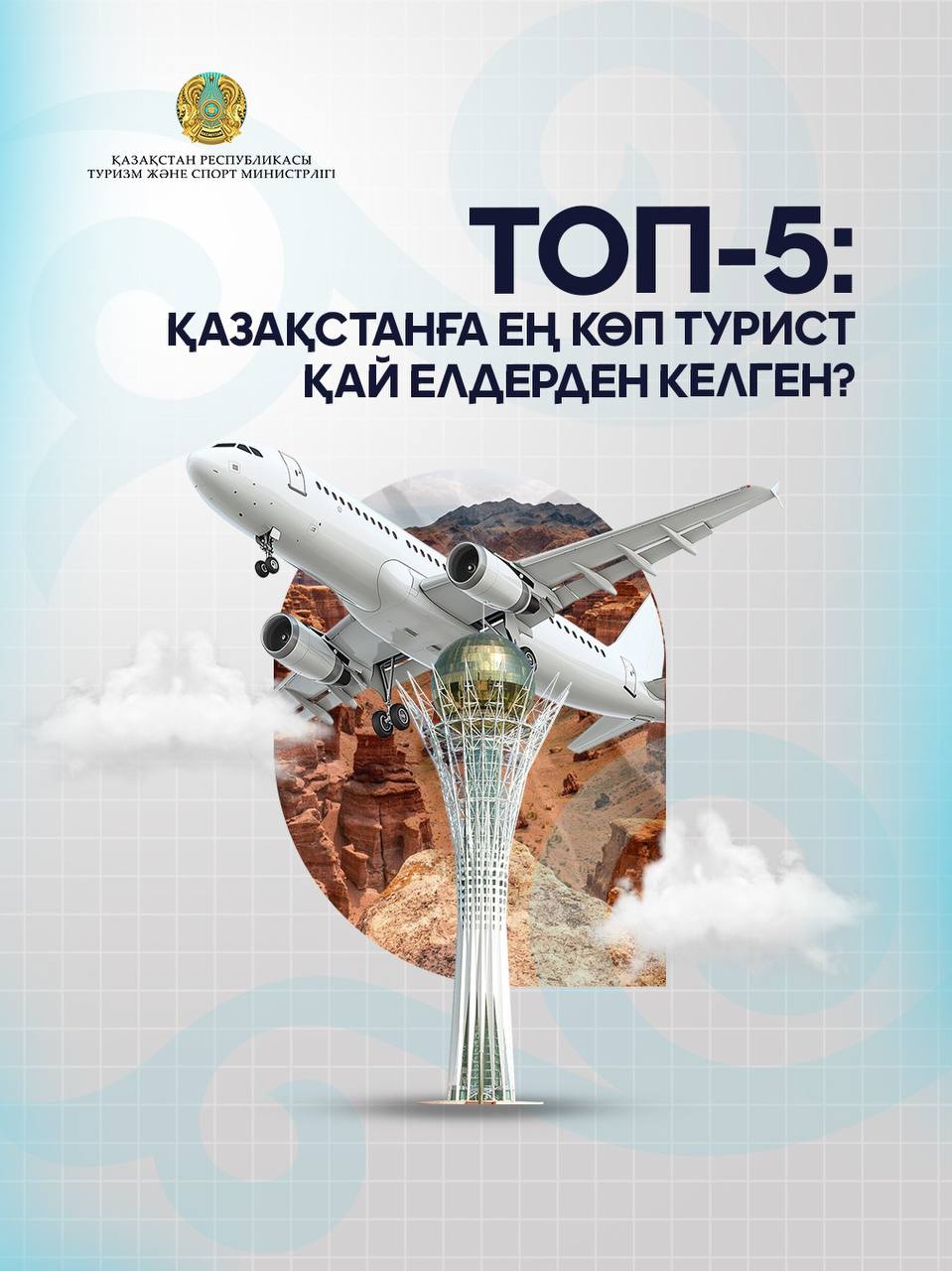 Топ-5: Қазақстанға ең көп турист қай елдерден келген?