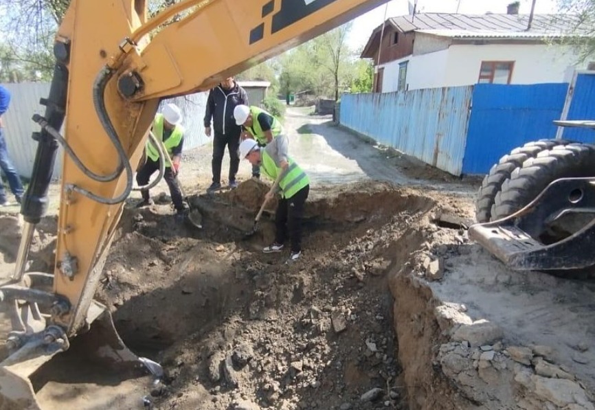 Үштөбе қаласында жылу жүйесін қайта жаңғырту жұмыстары қарқын алуда