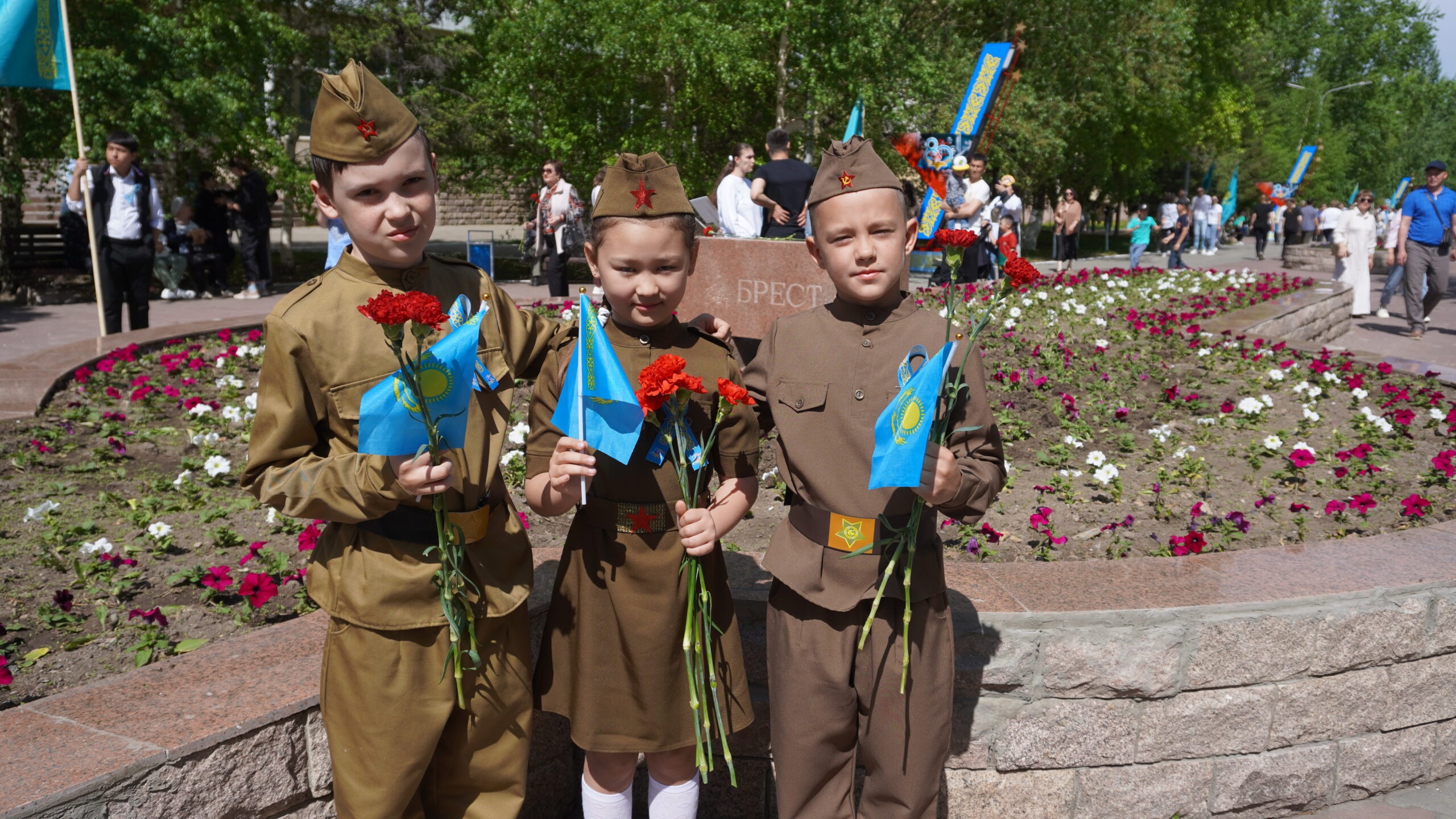 Көкшетаудағы Жеңіс Күнін мерекелеу