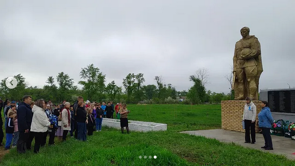 9 мамыр күні Костряков ауылында Ұлы Отан соғысында қаза тапқан жауынгерлерді еске алу рәсімі өтті.