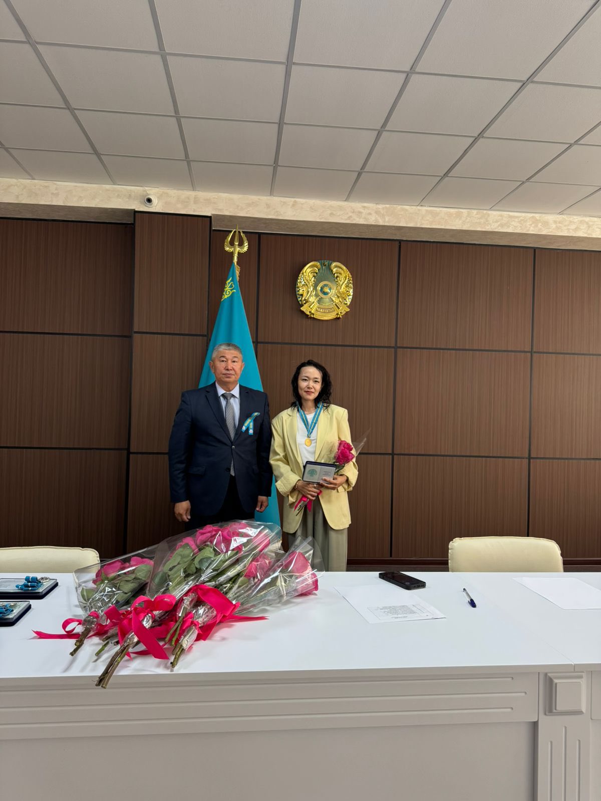 Жаңаөзенде көпбалалы аналар «Алтын алқа» және «Күміс алқамен» марапатталды