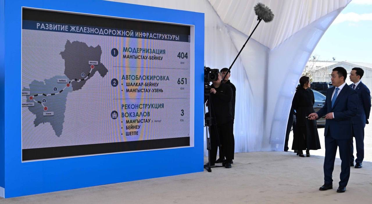 Көлік министрі Марат Қарабаев өңірде жалпы құны 1,9 триллион теңге болатын 24 инфрақұрылымдық жобаның жүзеге асырылып жатқанын айтты