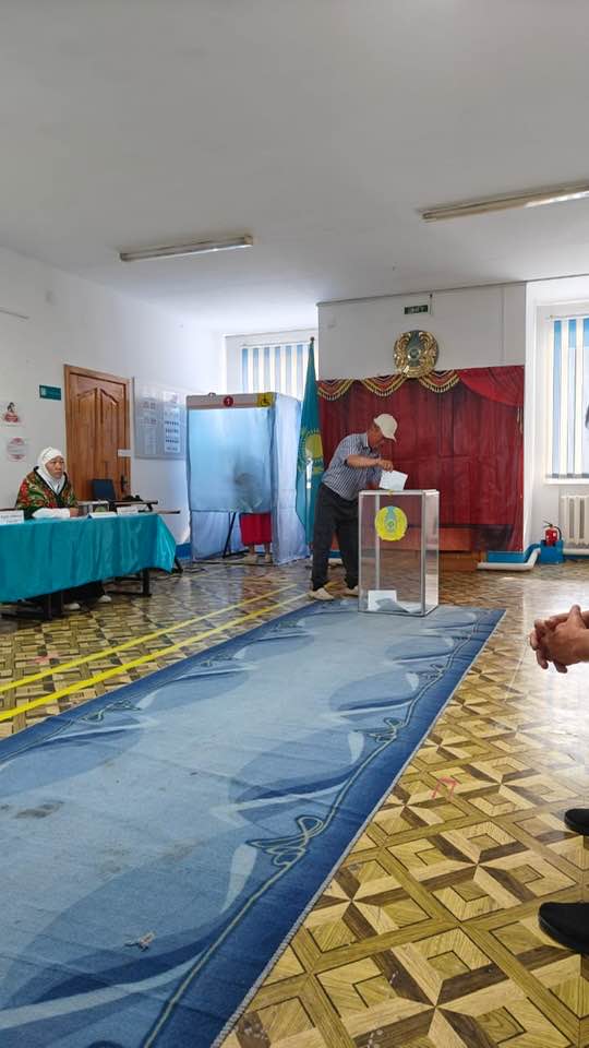 ЖАМБЫЛДА 132 АДАМ ДАУЫС БЕРЕДІ