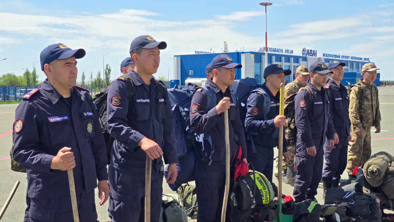 Қиын қолжетімді жерлерде орман-дала өрттерін сөндіру бойынша оқу-жаттығу өткізілді