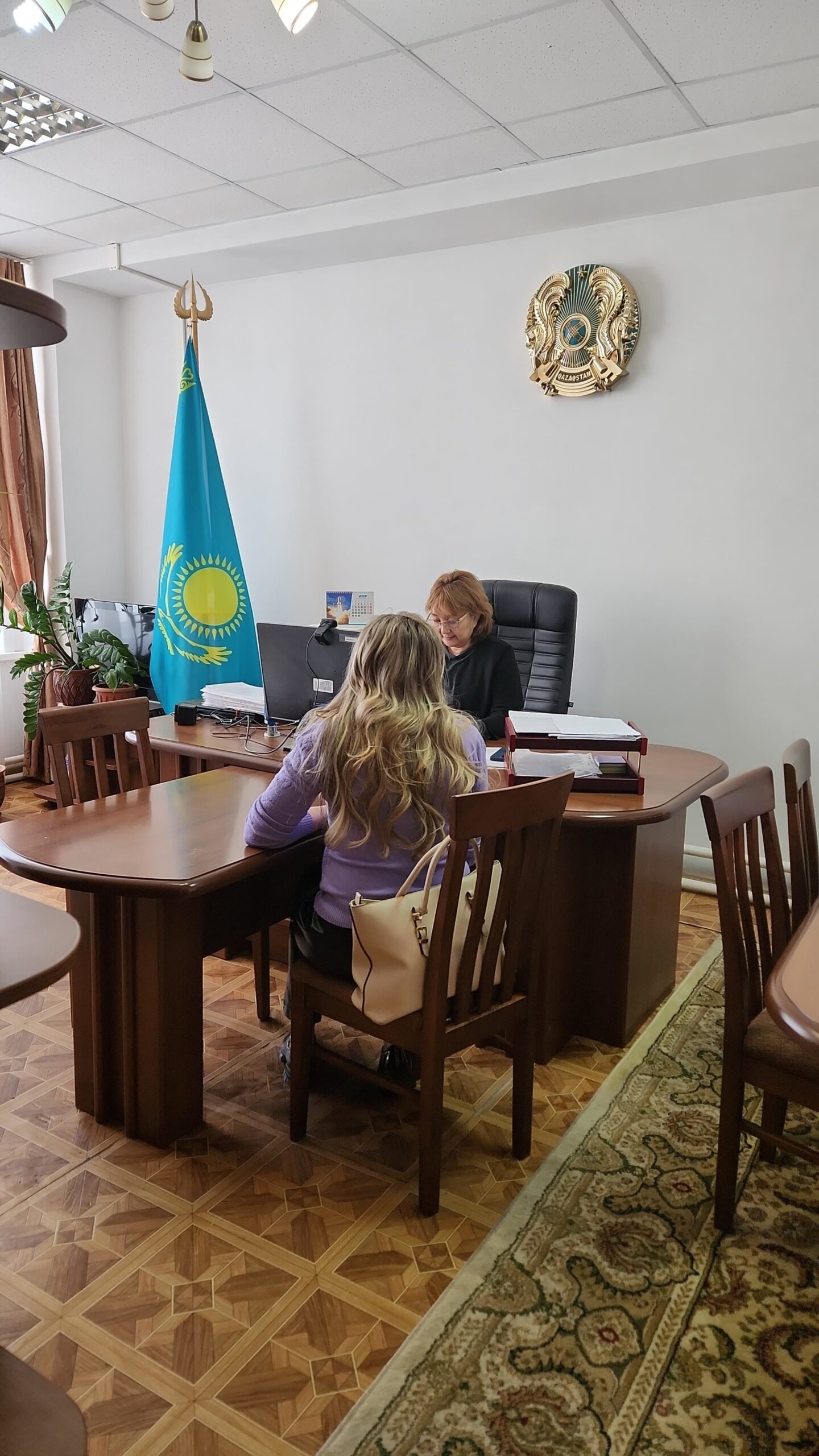 Департамент басшысы жеке мәселелері бойынша қабылдау өткізді