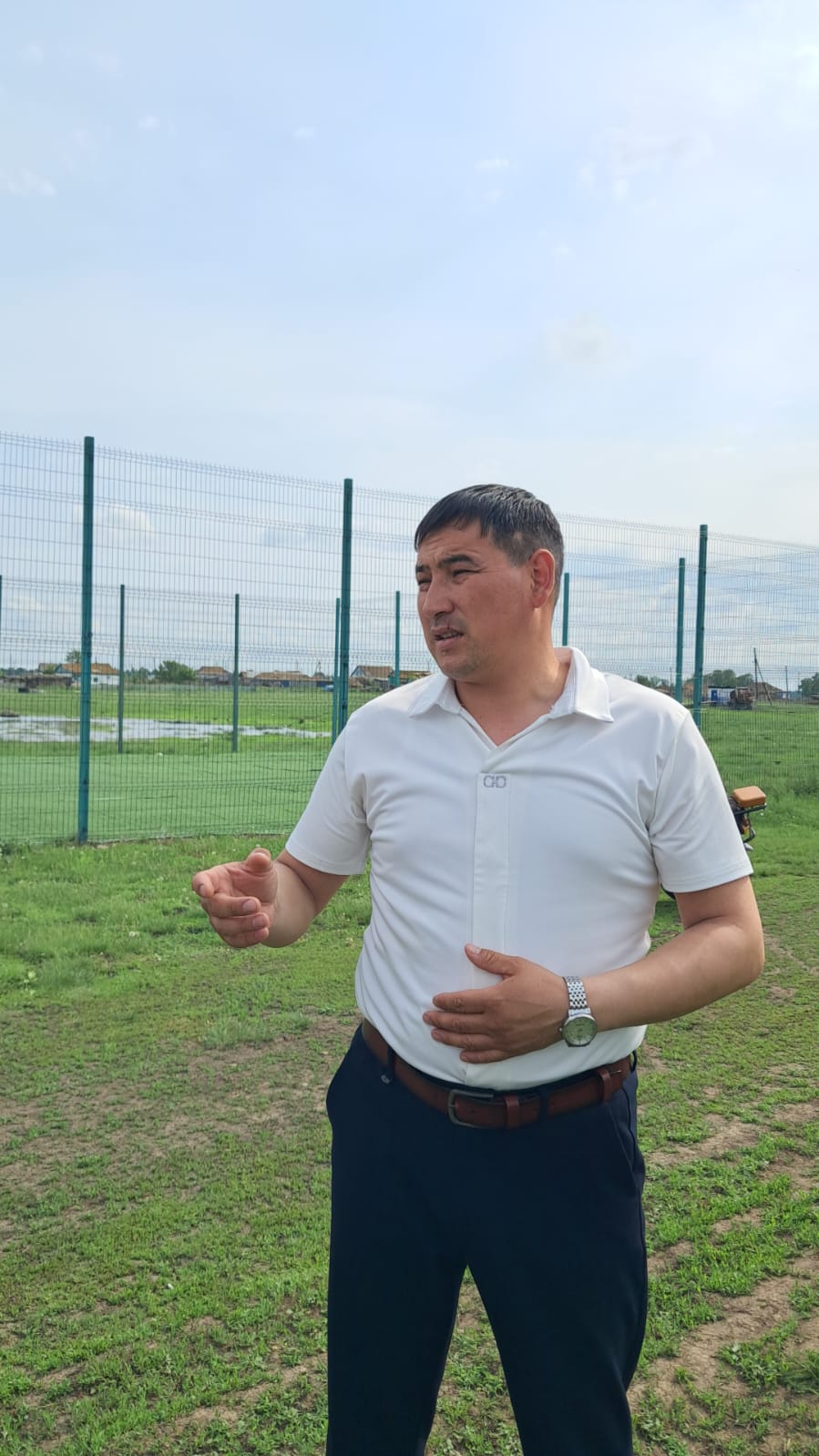 Қарақамыс ауылында  ауылдық округ әкімінің есеп беру кездесуі