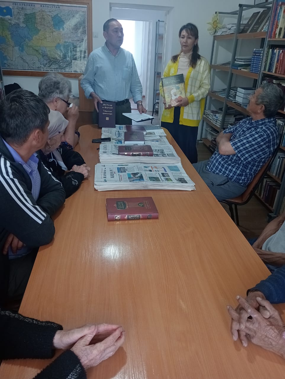 “Шапағат” арнаулы әлеуметтік қызметтер орталығының кітапханасында шығармашылық іс-шара өтті
