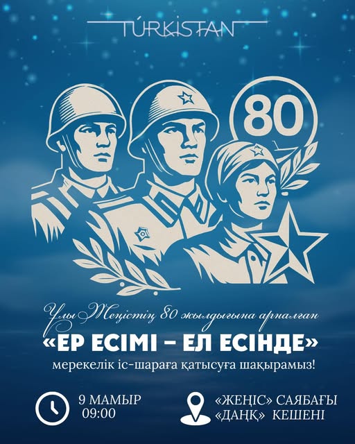 Құрметті қала тұрғындары мен қадірменді қонақтар!