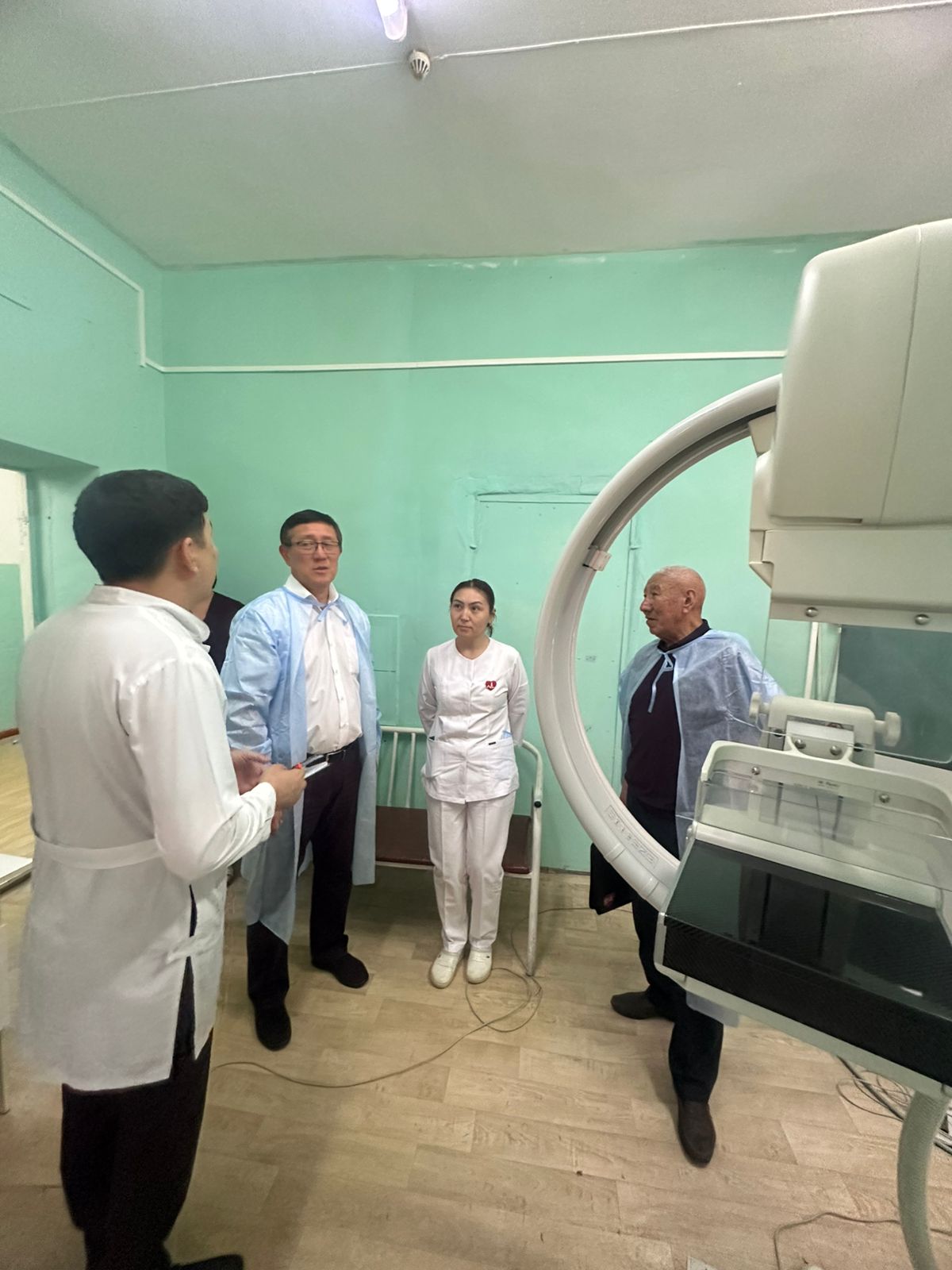 Онкология мәселелері бойынша Меркі және Т. Рысқұлов аудандарына жұмыс сапары