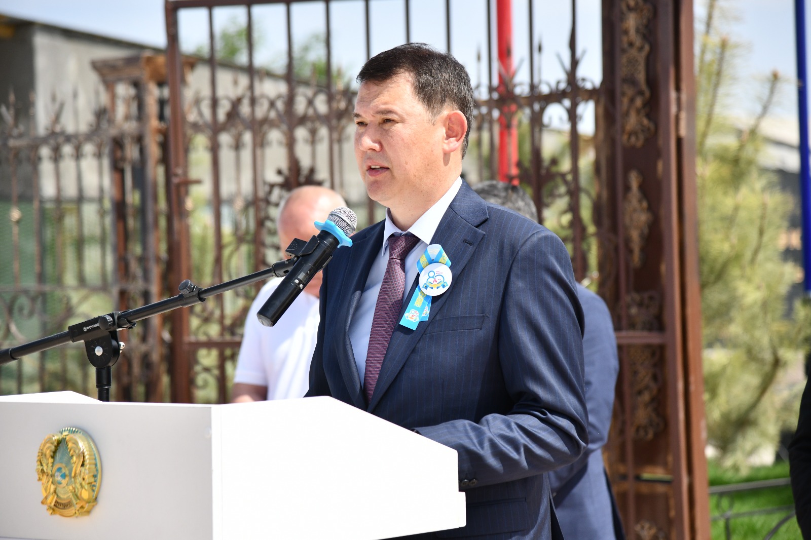 АУДАНДА ҰЛЫ ЖЕҢІСТІҢ 80 ЖЫЛДЫҒЫНА АРНАЛҒАН САЛТАНАТТЫ ШАРА ӨТТІ