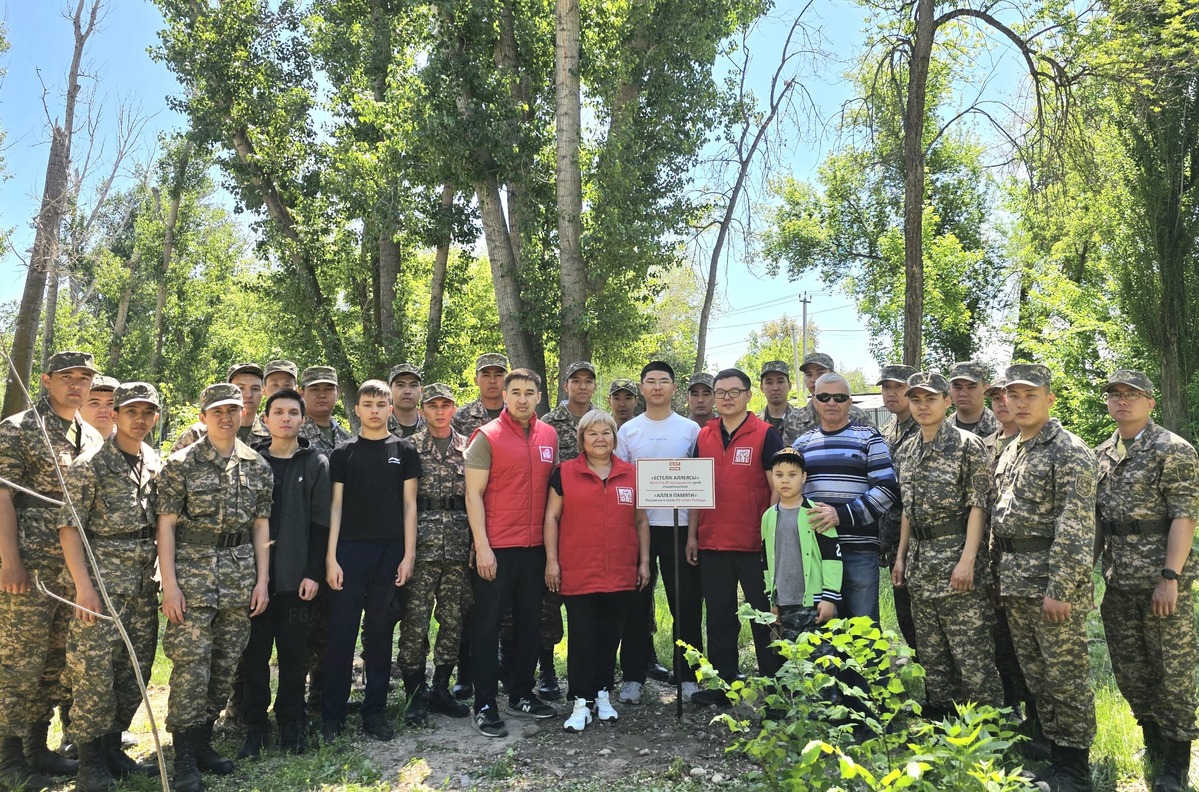 Талдықорғанда ҰОС батырларына арналған естелік аллеясы ашылды