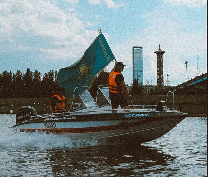 Елордалық құтқарушылар мемлекеттік рәміздерге құрмет көрсетті