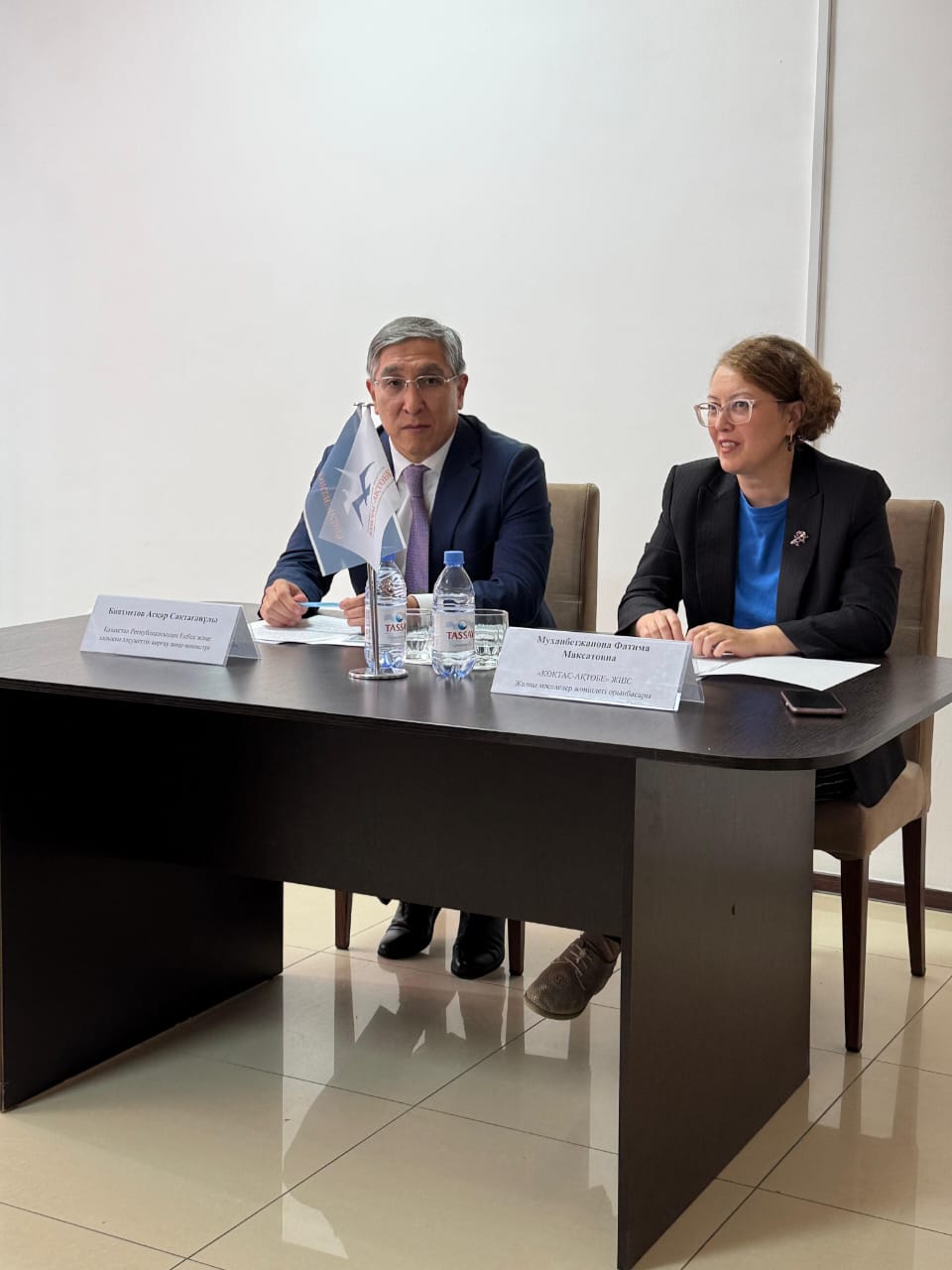 ҚР Еңбек және халықты әлеуметтік қорғау вице-министрі А.С.Биахметовтің Ақтөбе облысына жұмыс сапары