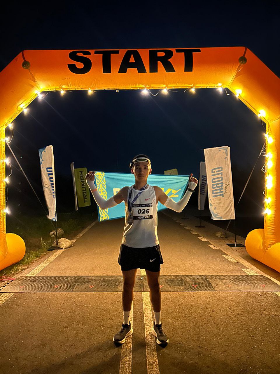 Әскери теңізші Астанада Night Run марафонының жүлдегері атанды