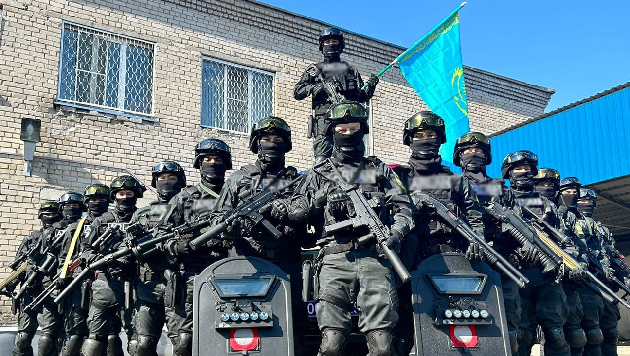 Полицияның арнайы бөліністері кәсіби мерекесін атап өтуде
