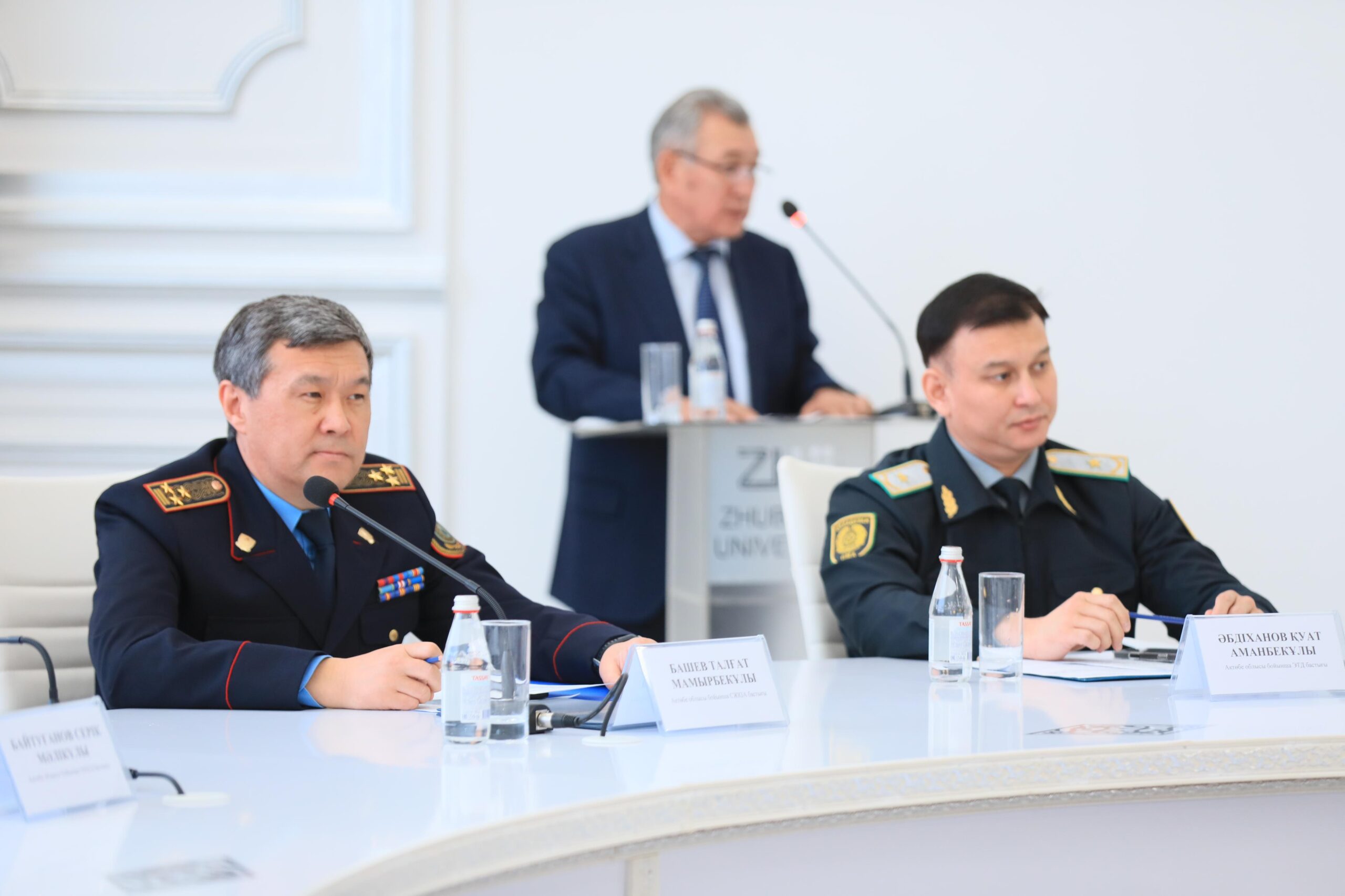 Ақтөбеде қоғамдық қауіпсіздік пен заңдылықты қамтамасыз ету мәселелері талқыланды