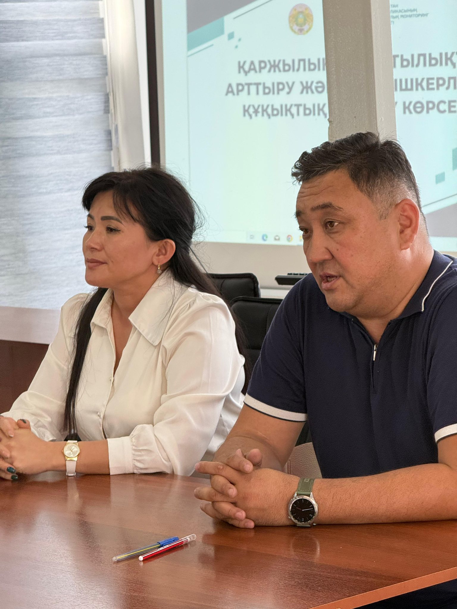 ШАРДАРАДА ҚАРЖЫЛЫҚ САУАТТЫЛЫҚТЫ АРТТЫРУ ЖОБАСЫ АЯСЫНДА КЕҢЕСТЕР БЕРІЛДІ