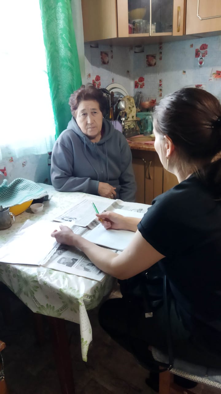 Әлеуметтік қызметкерлердің учаскелерін бақылау