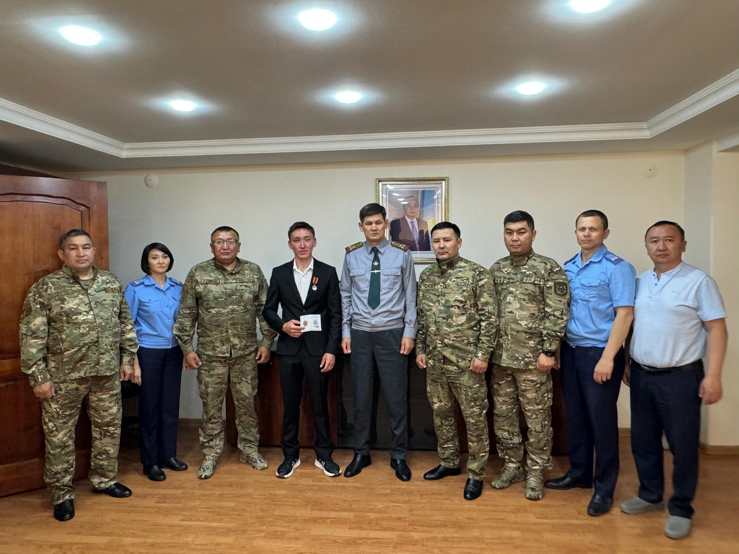 Баланы құтқарғаны үшін ҚР ТЖМ медалімен студент марапатталды