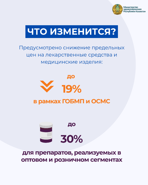 ҚАЗАҚСТАННЫҢ ДЕНСАУЛЫҚ САҚТАУ МИНИСТРЛІГІ ДӘРІ-ДӘРМЕККЕ БАҒА ҚАЛЫПТАСТЫРУ ЖҮЙЕСІН ҚАЙТА ҚАРАУДА