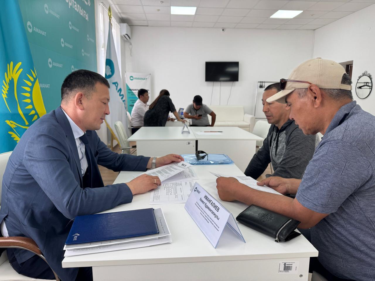 Азаматтарды қабылдау өткізілді