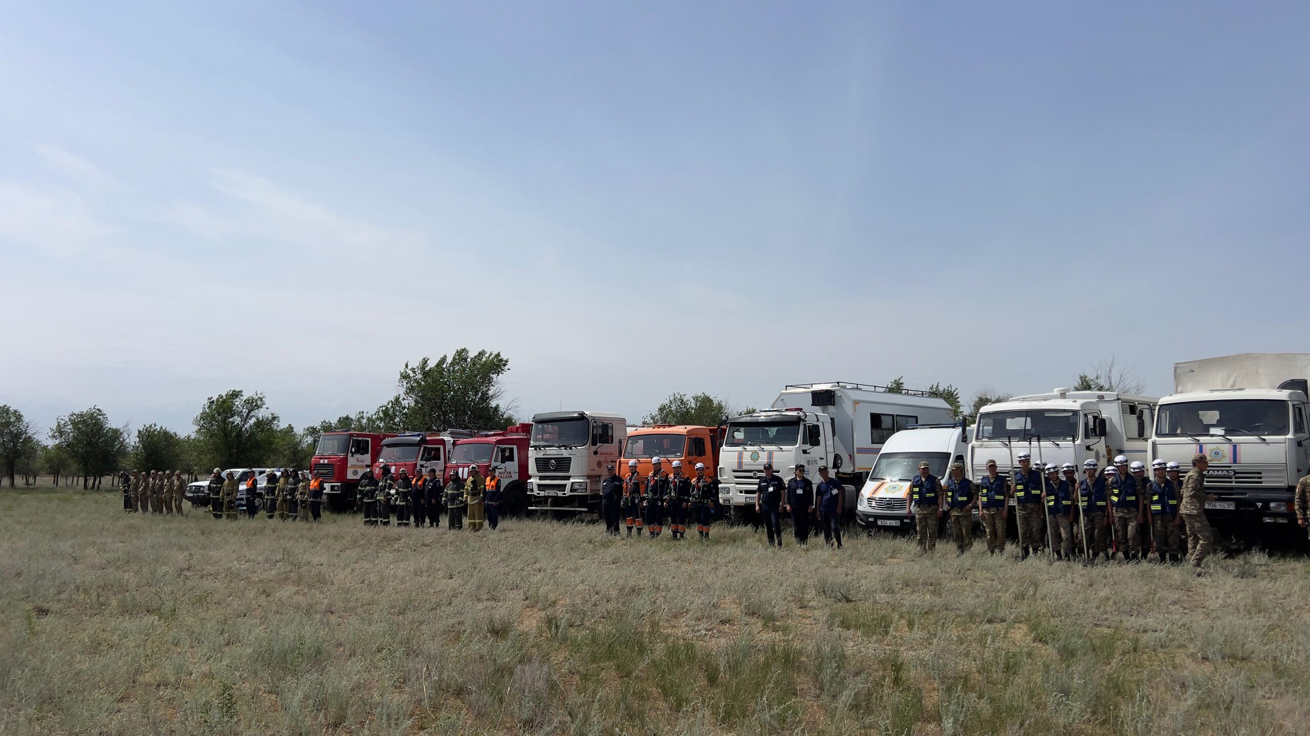 Алматы облысында табиғи өрттерді сөндіру оқу-жаттығу өтті