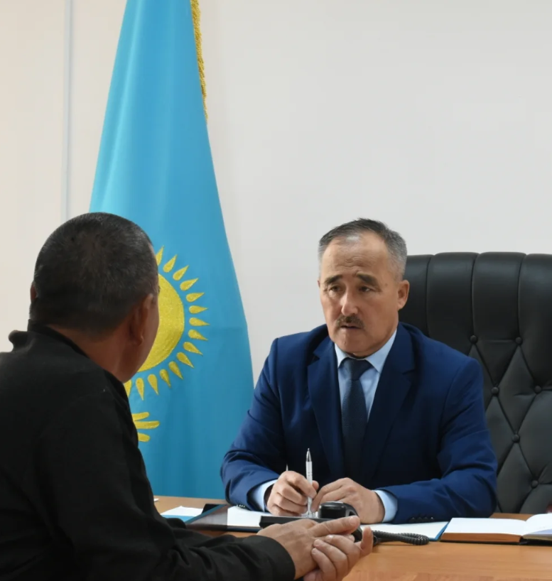 АУДАН ӘКІМІ ЖЕКЕ ҚАБЫЛДАУ ӨТКІЗДІ