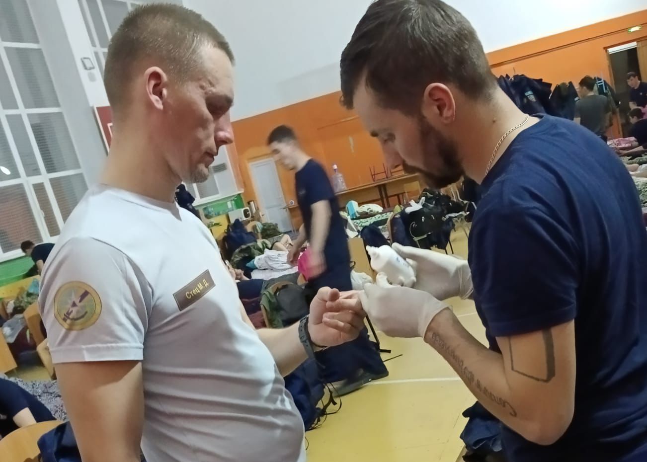 Алексей Степанов-мамадығы фельдшер: жұмыс барысында 700-ден астам көмекке шығу шақыртуларды жүзеге асырды