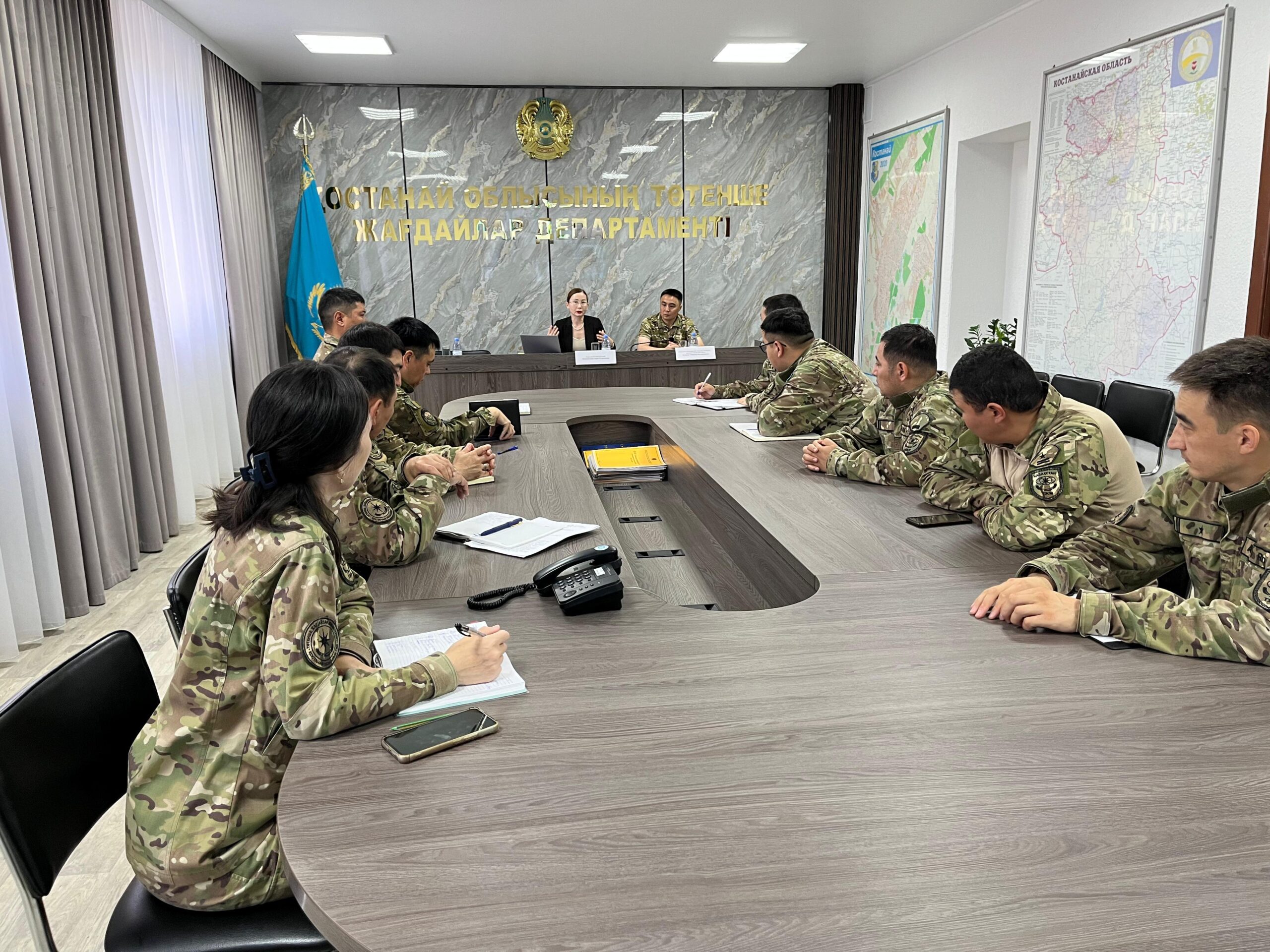 Қостанай облысы ТЖД анықтаушыларына қылмыстық сот ісін жүргізу мәселелері бойынша дәріс