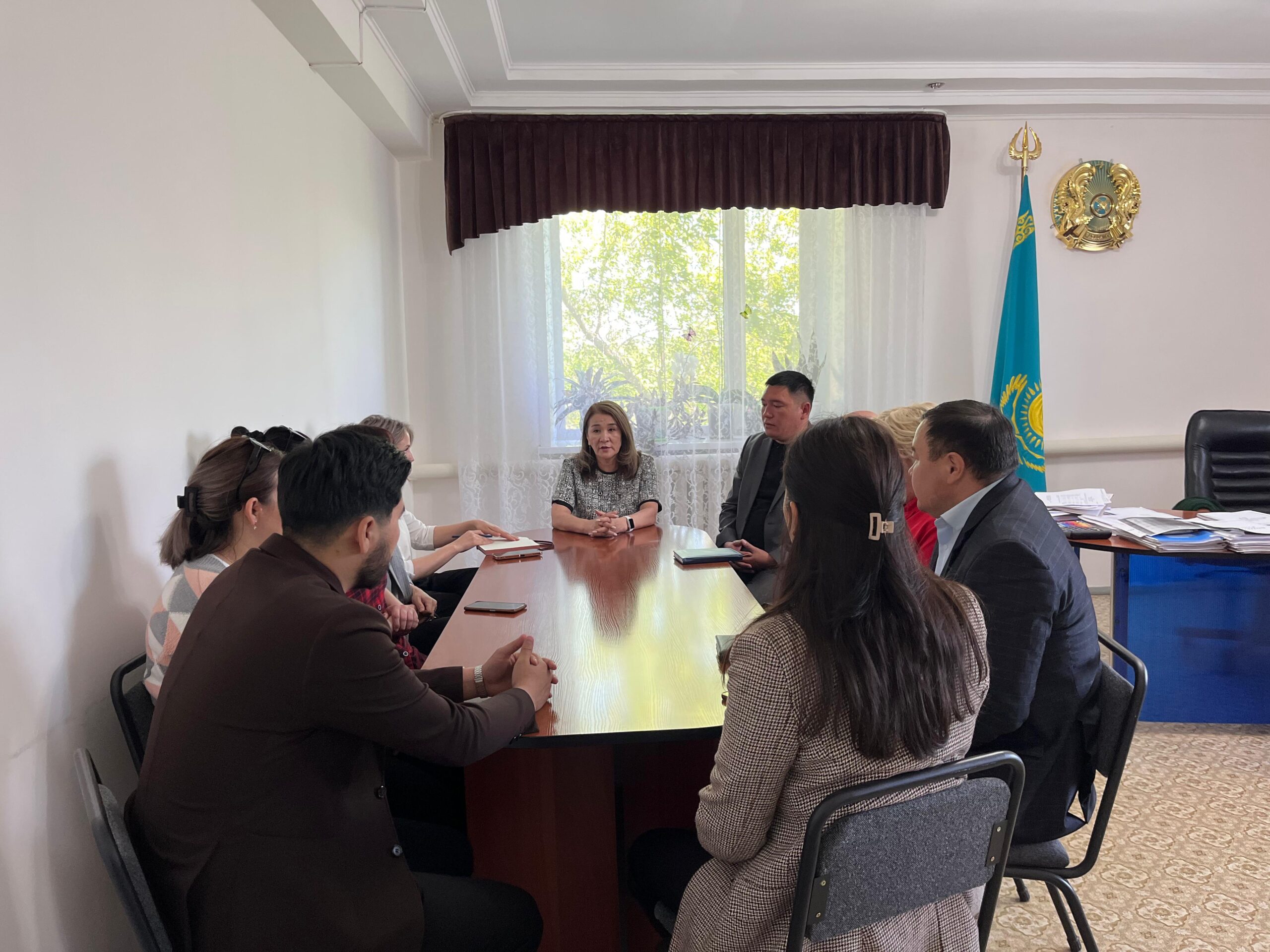 Облыс аудандары бойынша көшпелі ақпараттық тур