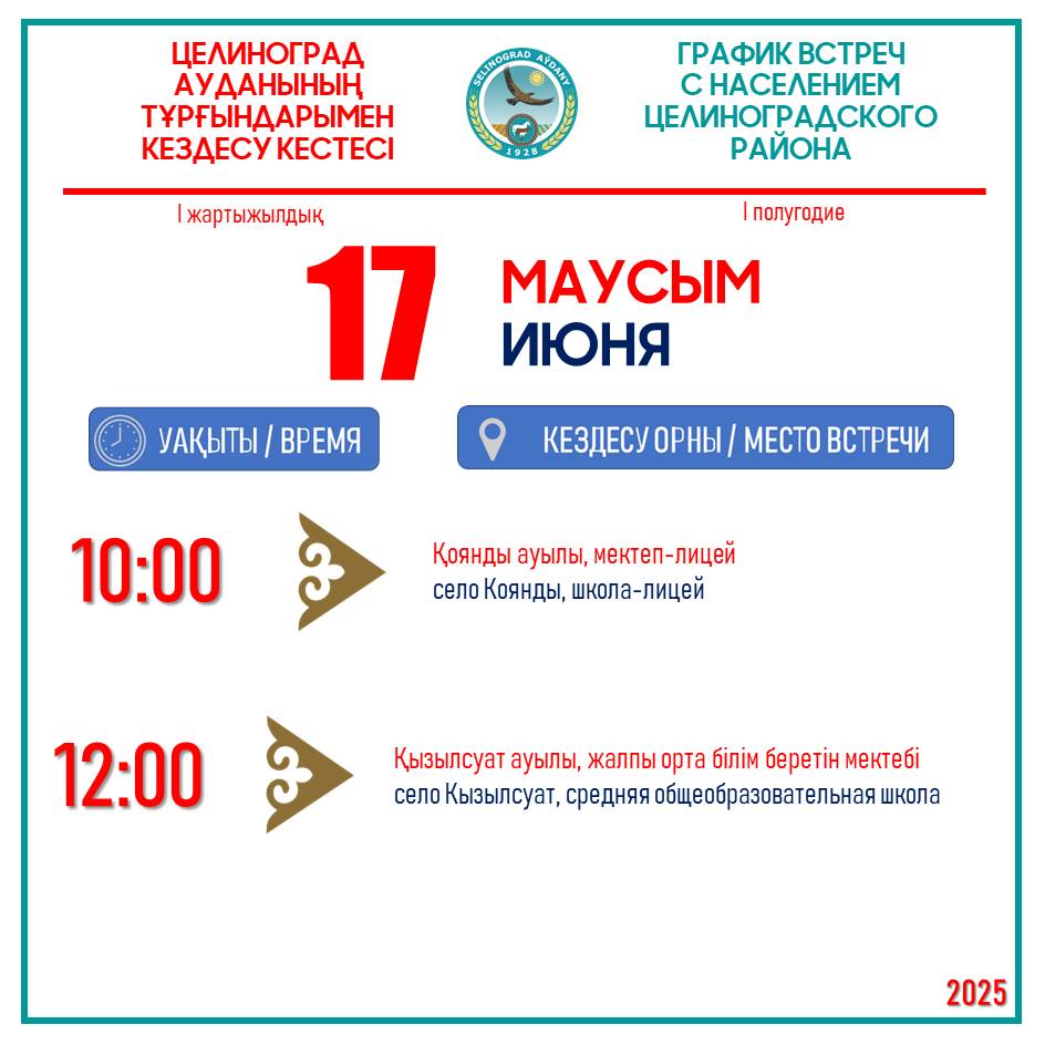 Қоянды ауылы мен Қызыл суат ауылдық округі тұрғындарының назарына!