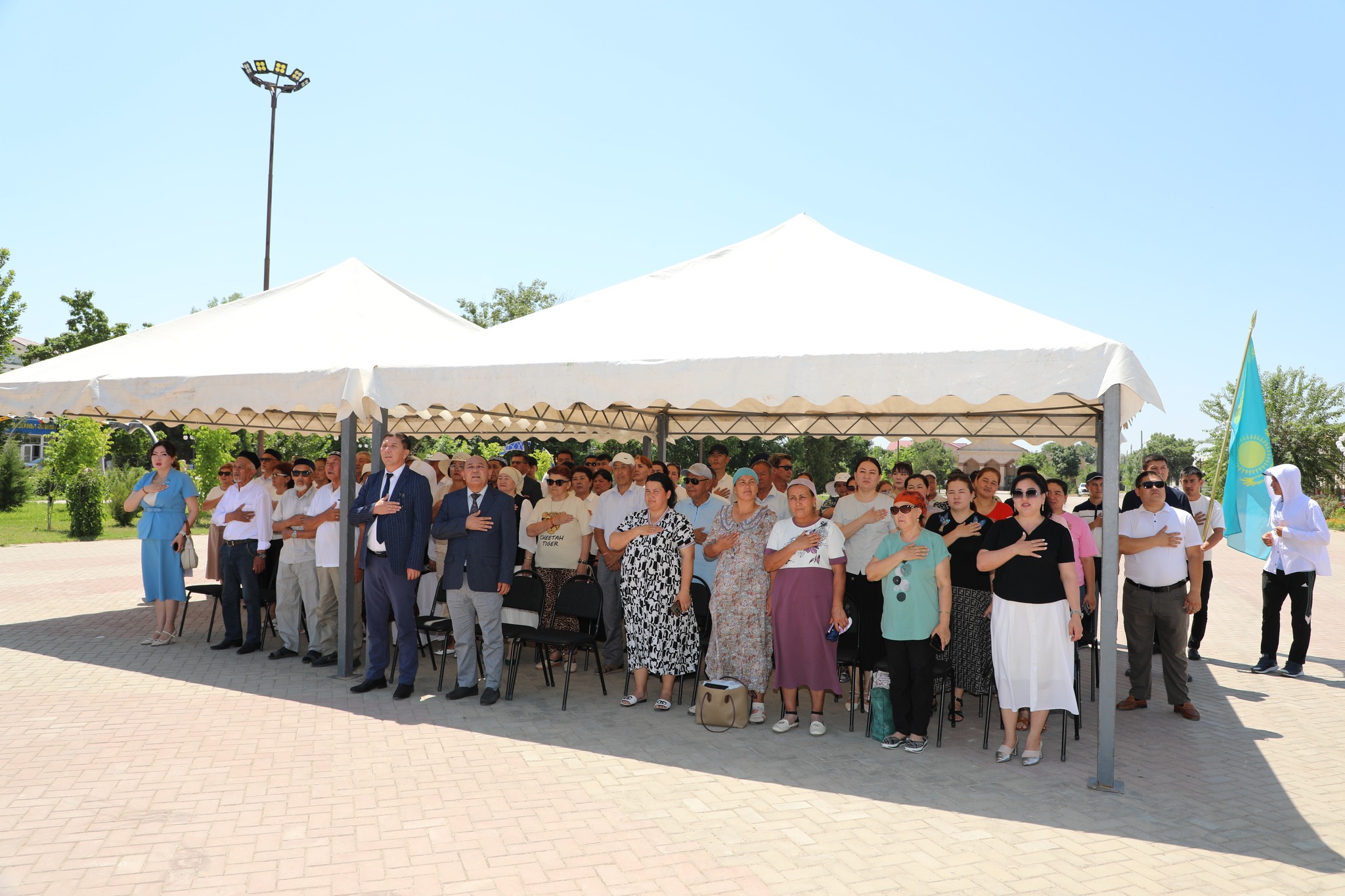 МАҚТААРАЛДА САЛТАНАТТЫ ТУ КӨТЕРУ РӘСІМІ ӨТТІ