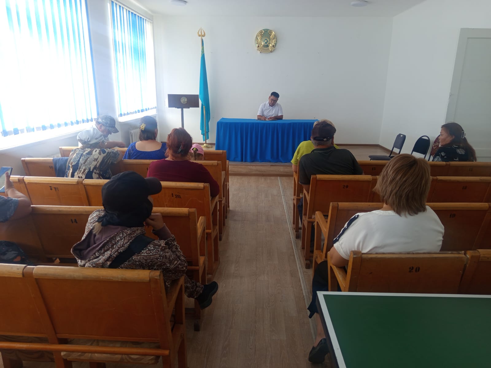 Ауыл әкімі С. Амановтың ауыл тұрғындарымен кездесу жиыны