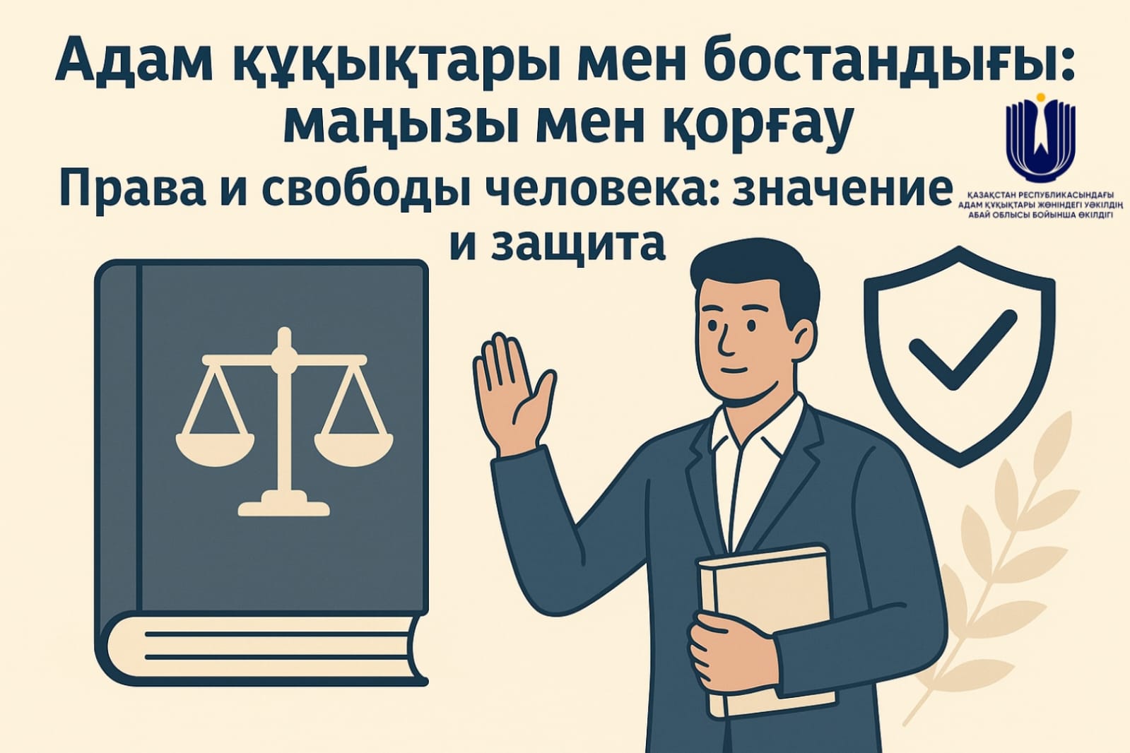 Адам құқықтары мен бостандығы : маңызы мен қорғау