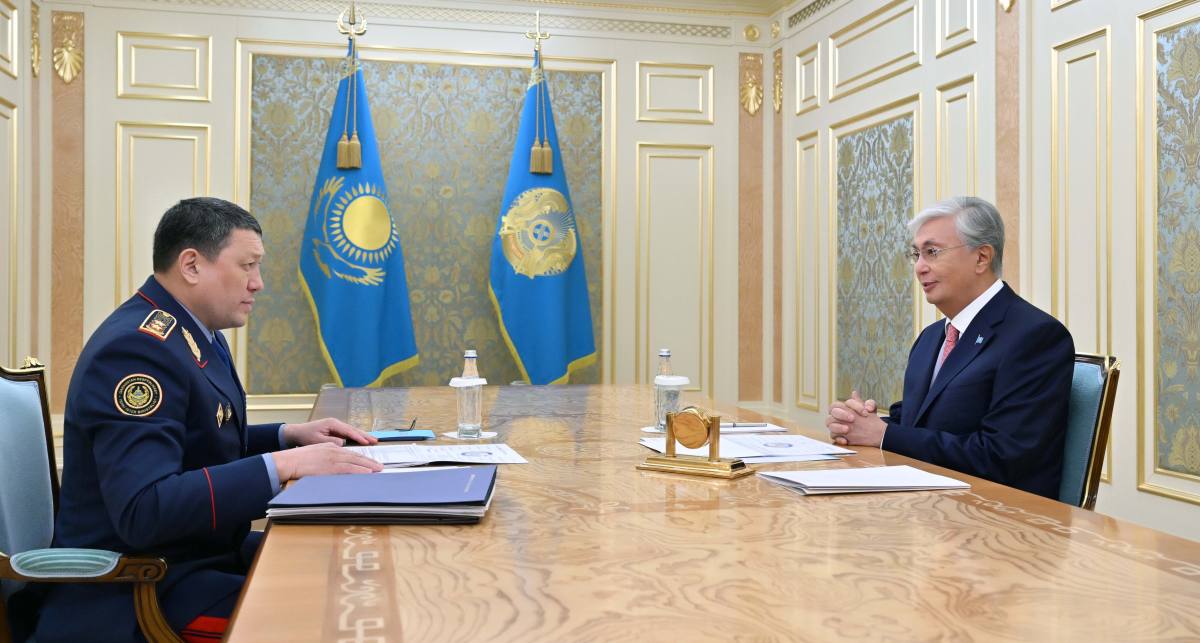 Мемлекет басшысы Ішкі істер министрі Ержан Саденовті қабылдады