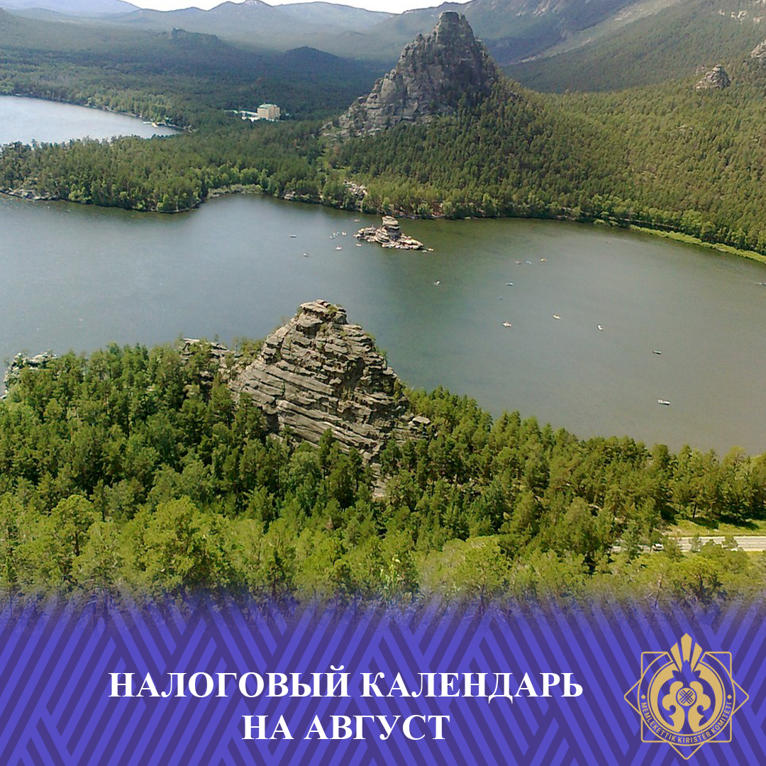 Салық күнтізбесі 2025 жылғы тамыз айы бойынша