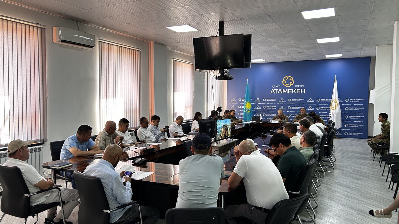 Шымкентте төтенше жағдайлардың алдын алу бойынша дөңгелек үстел өтті
