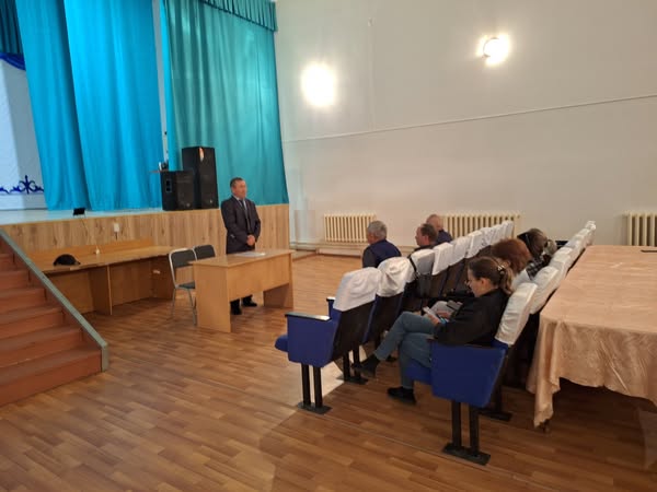 2025 жылғы 21 тамызда Благовещенка ауылдық округінің Благовещенка ауылында ауылдық округ әкімі Қ. Е. Байбусиновтың кездесуі өтті.
