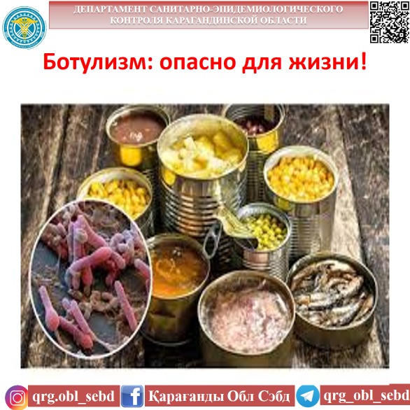 Ботулизм: денсаулық үшін қауіпті!