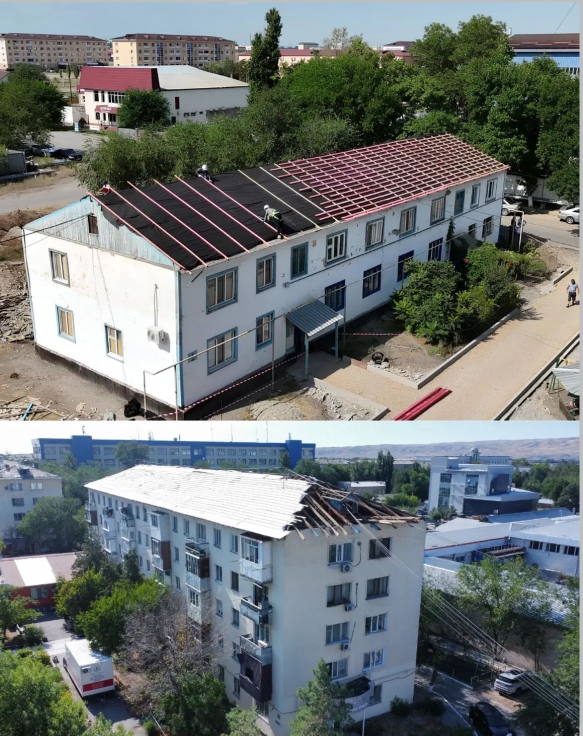 «Таза Қазақстан» экологиялық бағдарламасы аясында өңірде елді мекендерді абаттандыру жұмыстары, соның ішінде үйлердің сыртқы келбетін жақсарту жұмыстары белсенді түрде жүргізілуде.