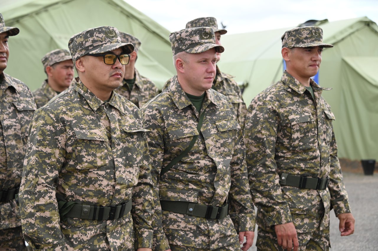 Қарағанды облысындағы оқу-жаттығу жиынында 1300-ден аса әскери міндетті дайындықтан өтеді
