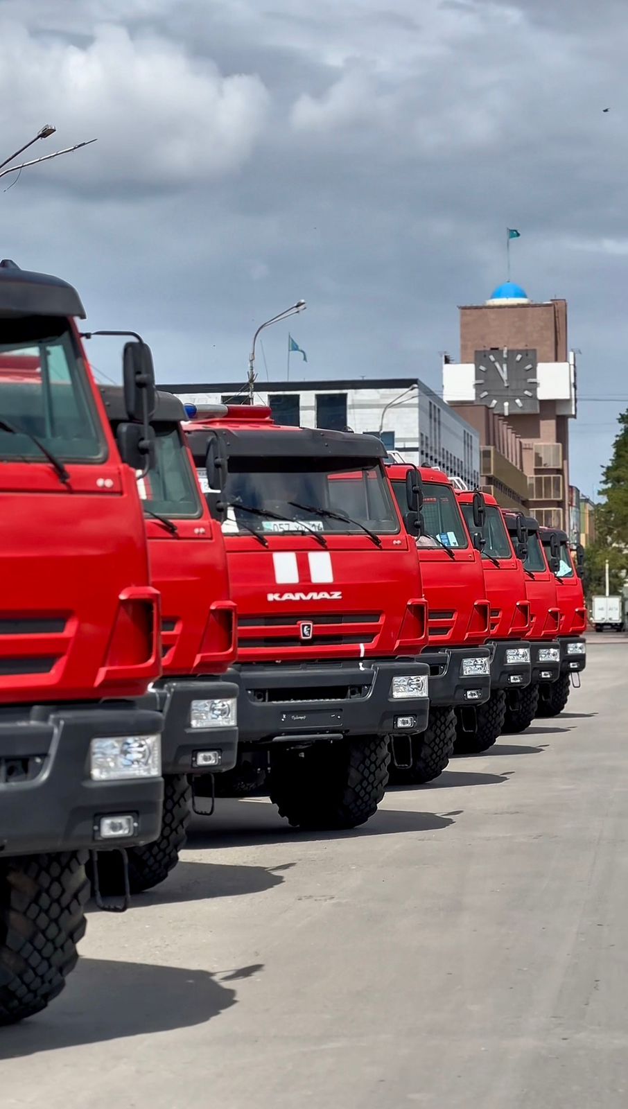 Павлодар облысы ТЖД-ға жаңа өрт сөндіру автокөліктері келіп түсті