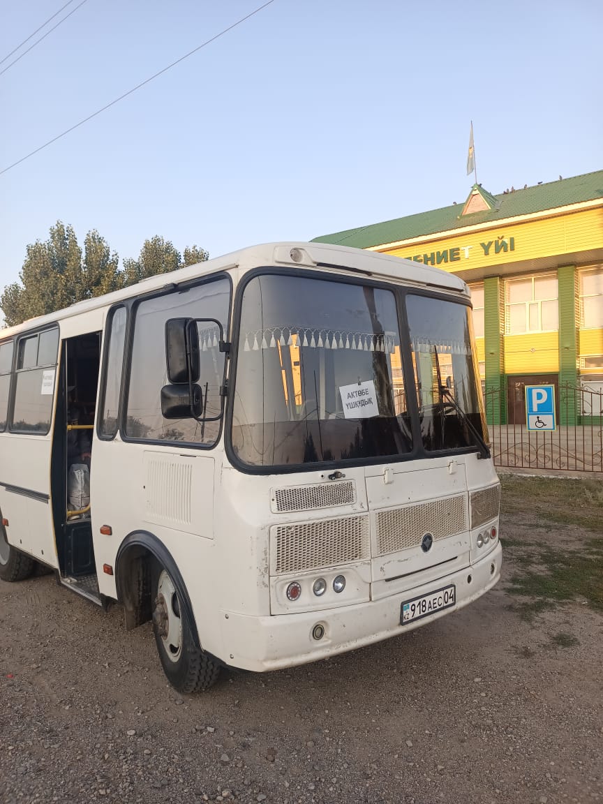 Үшқұдық ауылында қоғамдық көлік пайда болды