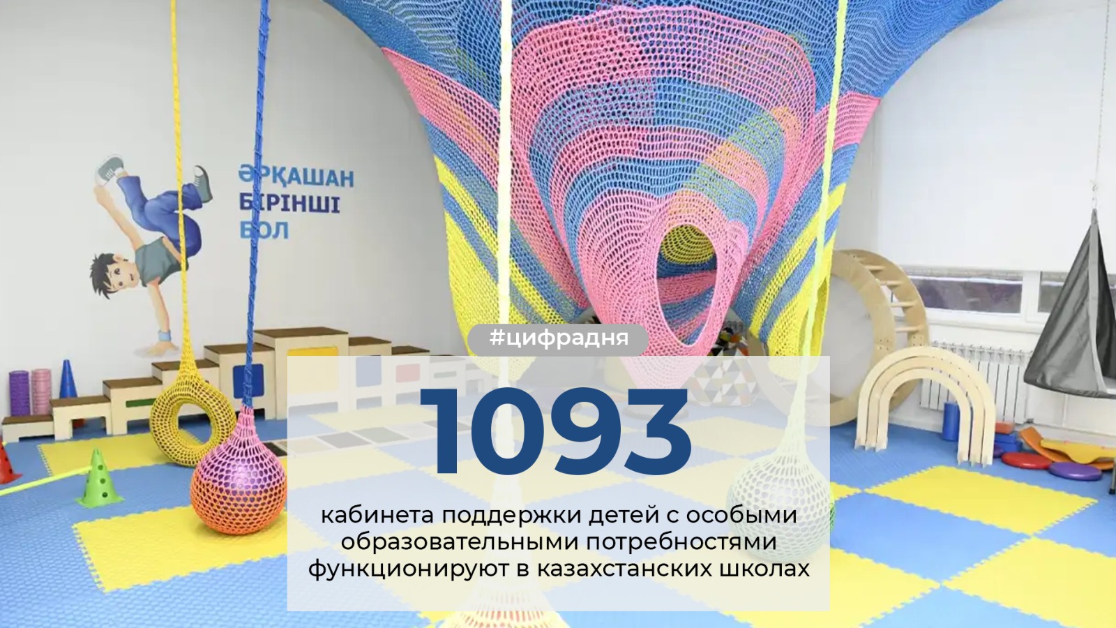 Қазақстан мектептерінде 1093 ерекше білім беру қажеттілігі бар балаларды қолдау кабинеті жұмыс істейді