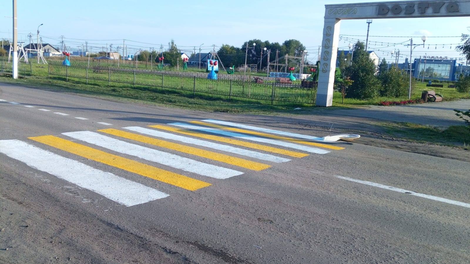 Қала көшелерінде жол белгілерін қою бойынша жұмыстар жүргізілді