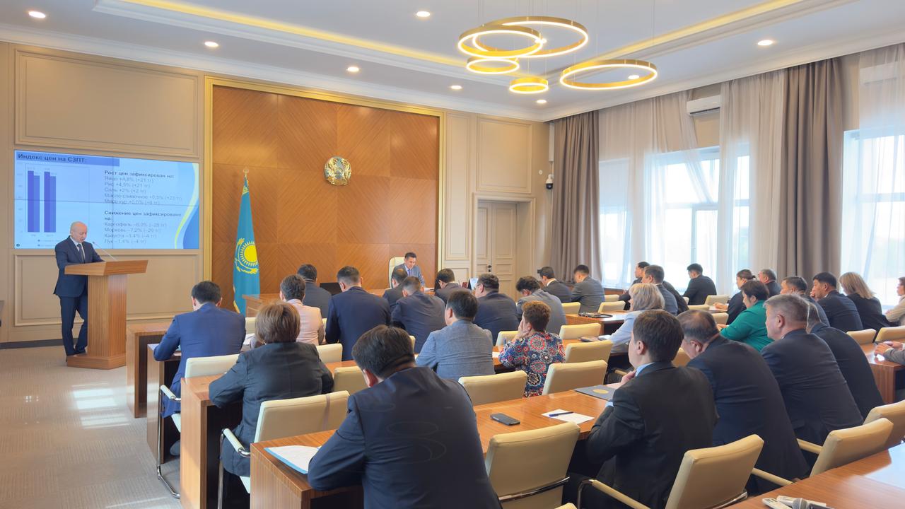 ШҚО әкімі негізгі азық-түлік бағаларын бақылауда ұстауды тапсырды